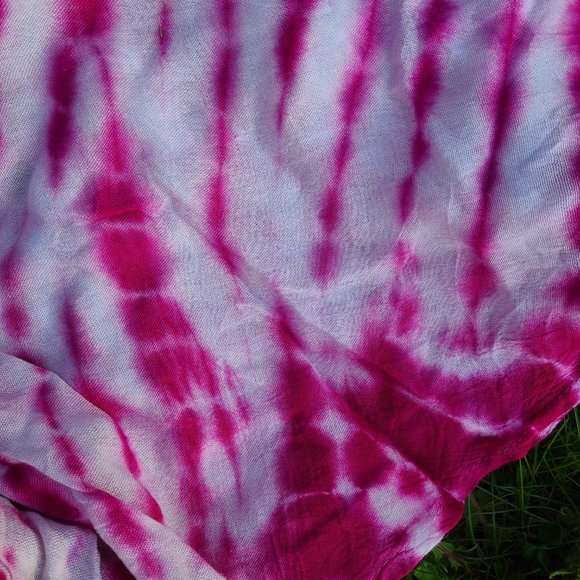 Adorable cotton gauze summer dress/beach cover up. Free size - Picture 7 of 12